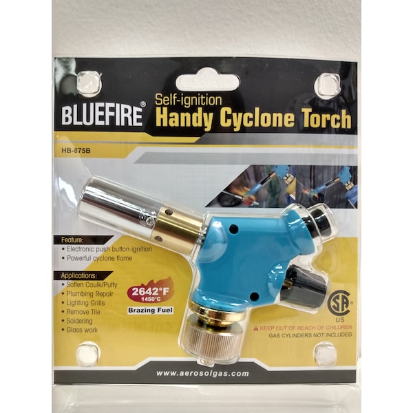 Bluefire Handy Cyclone Propane Torch Head HB-875B | Zoro